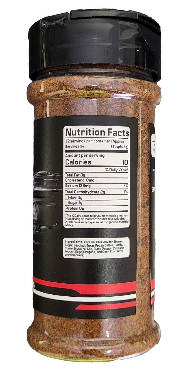 Texas Pecan Coffee Spicy BBQ Meat Rub