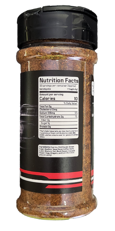 Texas Pecan Coffee Spicy BBQ Meat Rub